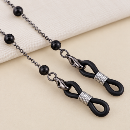 Detalle de Dos cadenas negras para tus lentes