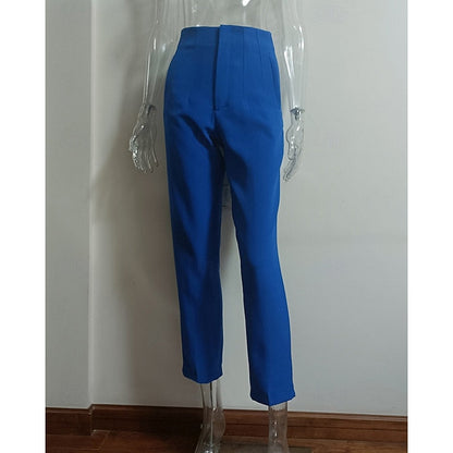 Pantalón de vestir de tiro alto y pierna recta · foto 7